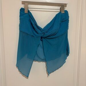 Princess Polly Blue Sheer Dress